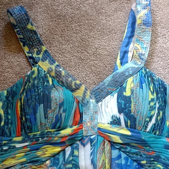 Awesome Paisley print maxi Dress!! - Picture 2 of 3